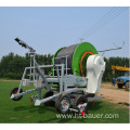 Aquajet traveler hose reel irrigation system